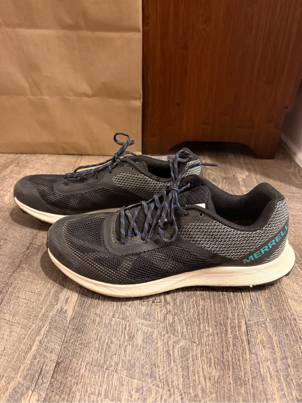 Merrell MTL Skyfire Trail Running Shoes Black Gray Women’s 9.5 J066112